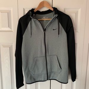NIKE thermafit zip up hoodie small